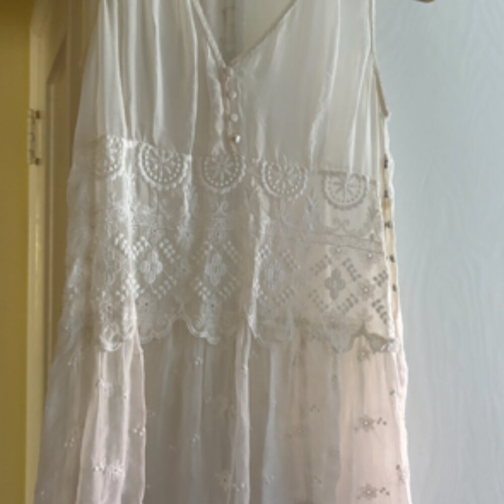 Johnny Was 4 Love and Liberty Sleeveless top Size M